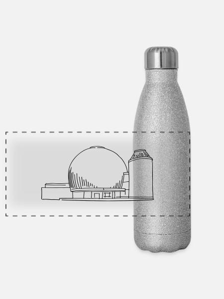Planetarium Berlin - Panorama Glitzer Isolierflasche 500 ml - Silber Glitzer