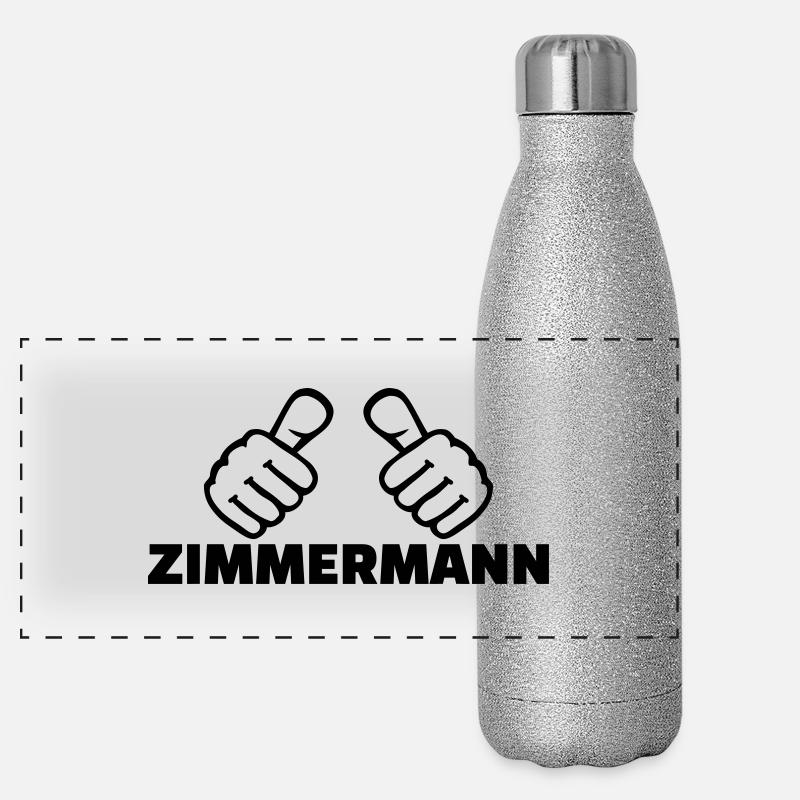Zimmermann Panorama Glitzer Isolierflasche 500 ml