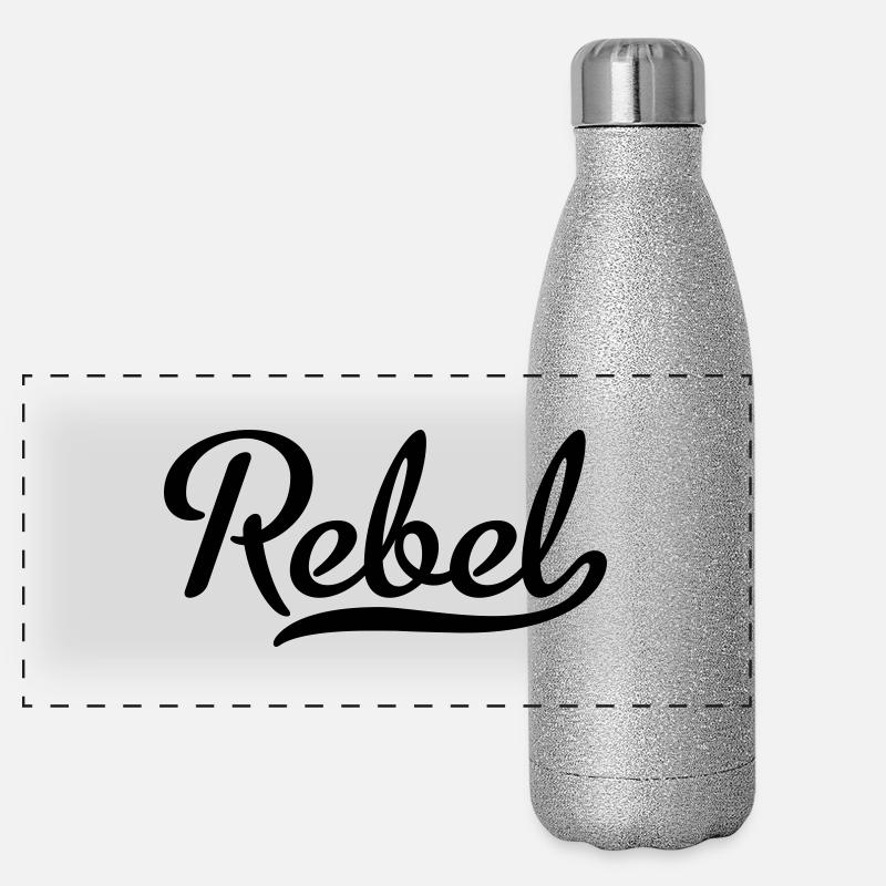 Rebelle Gourde isotherme panoramique pailletée 500 ml