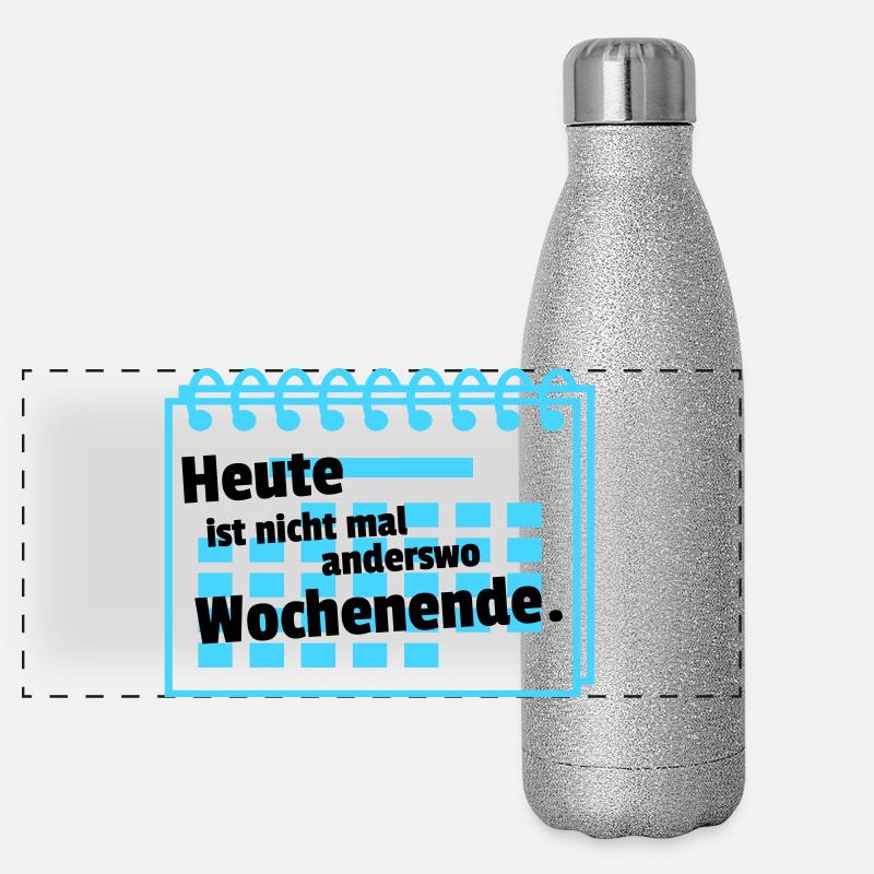 Week-end de nulle part Gourde isotherme panoramique pailletée 500 ml