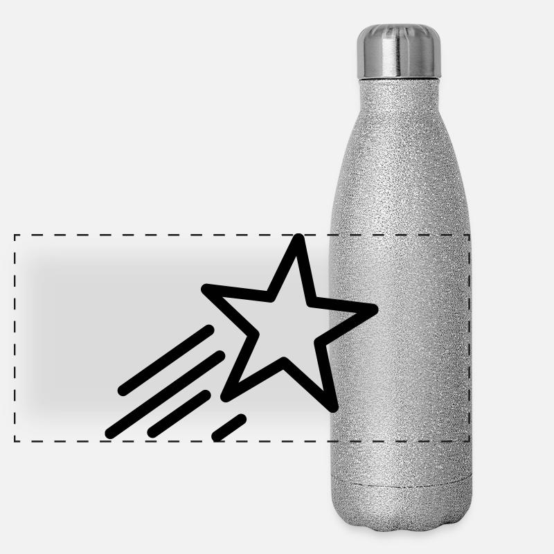 shooting star Panoramic Glitter Thermal Bottle 500 ml