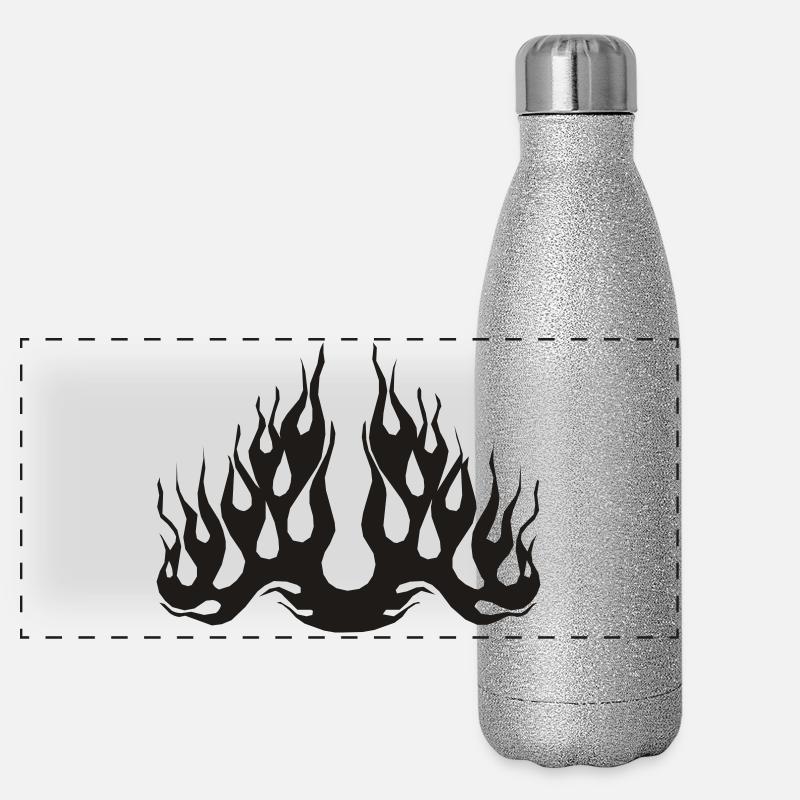 Flame Panoramic Glitter Thermal Bottle 500 ml