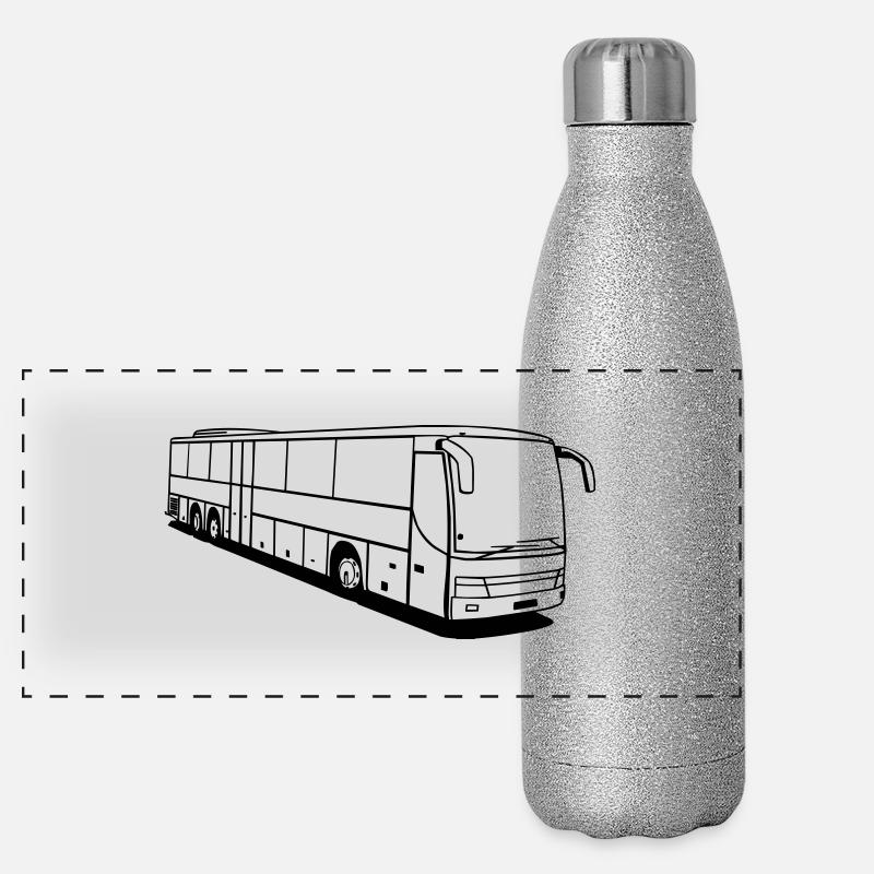 S 319 UL-GT Panorama Glitzer Isolierflasche 500 ml