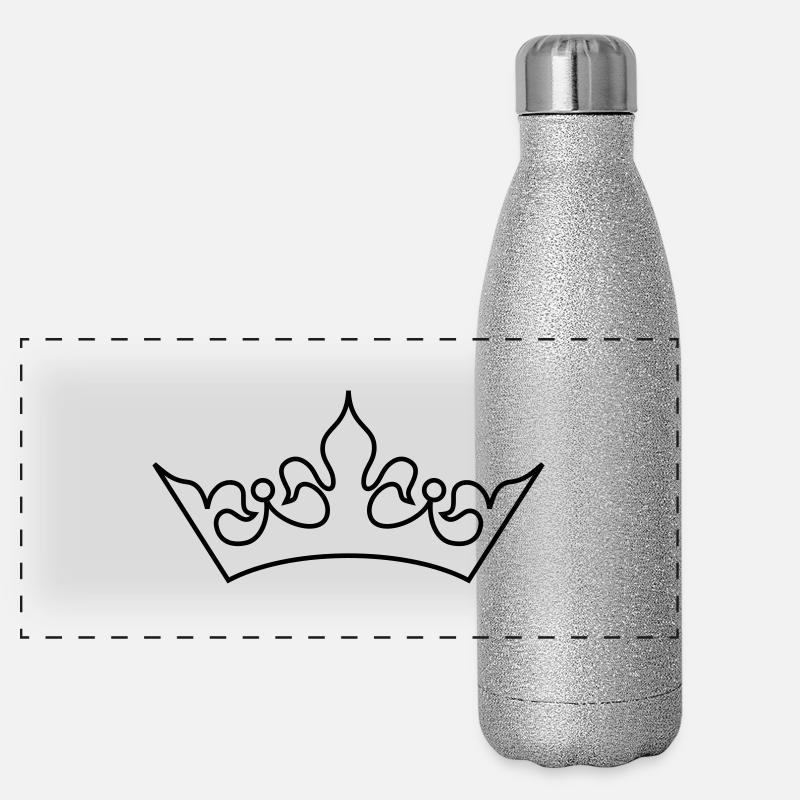 FR - Couronne Gourde isotherme panoramique pailletée 500 ml