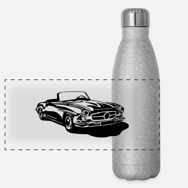 Vektorgrafik Panorama Glitzer Isolierflasche 500 ml