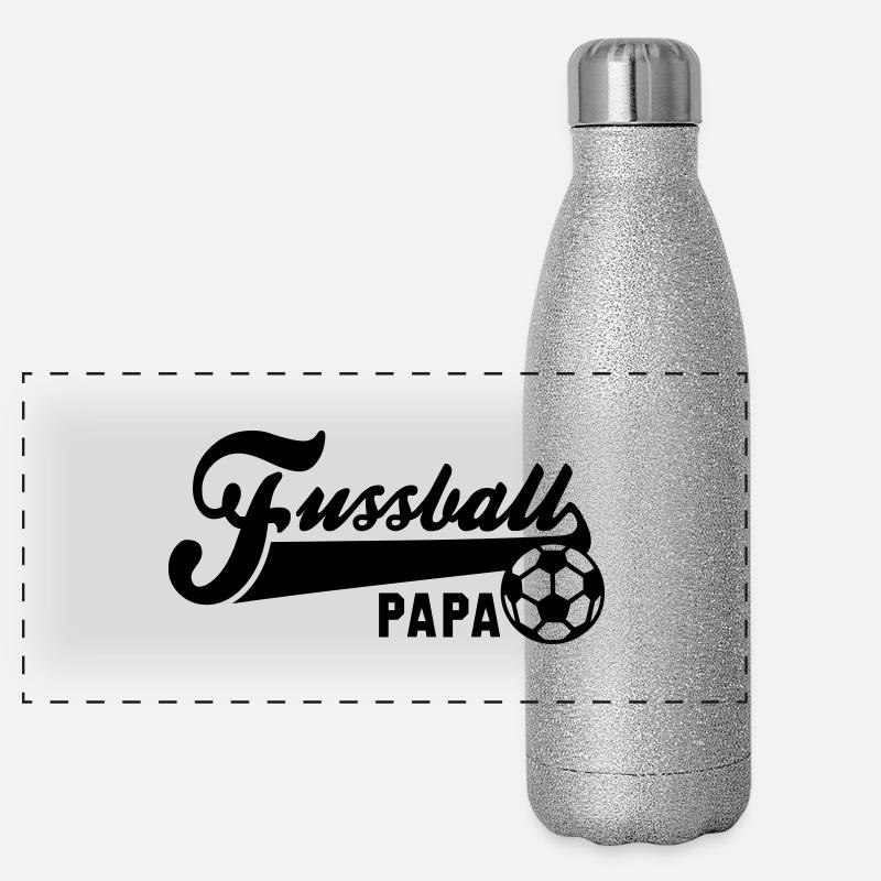Fussball PAPA Panorama Glitzer Isolierflasche 500 ml