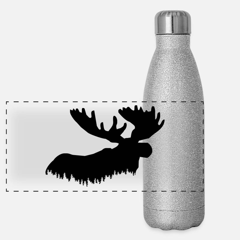 Moose Panoramic Glitter Thermal Bottle 500 ml