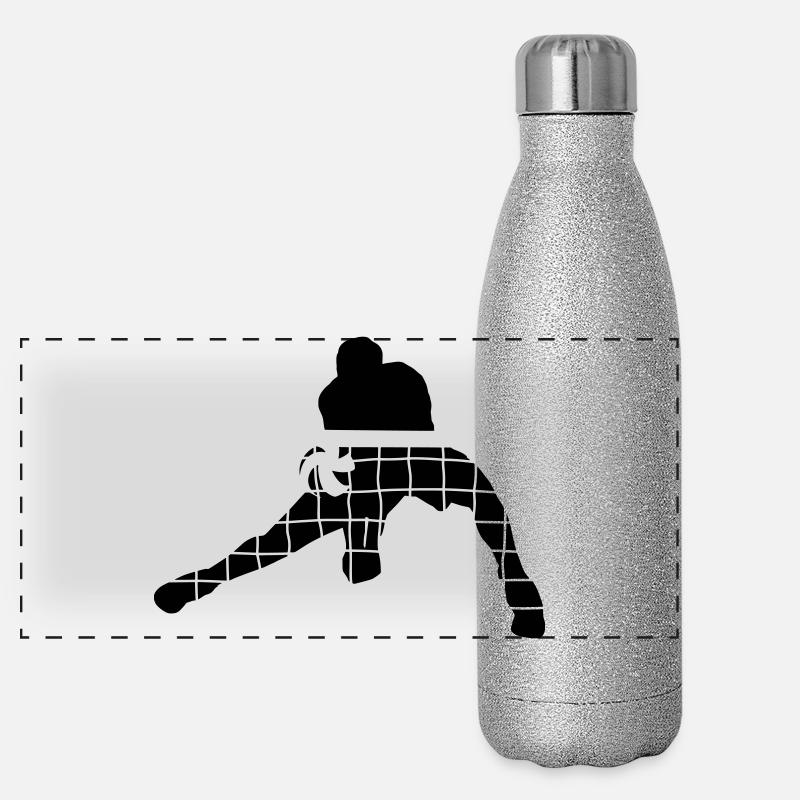 Volleyball Gourde isotherme panoramique pailletée 500 ml