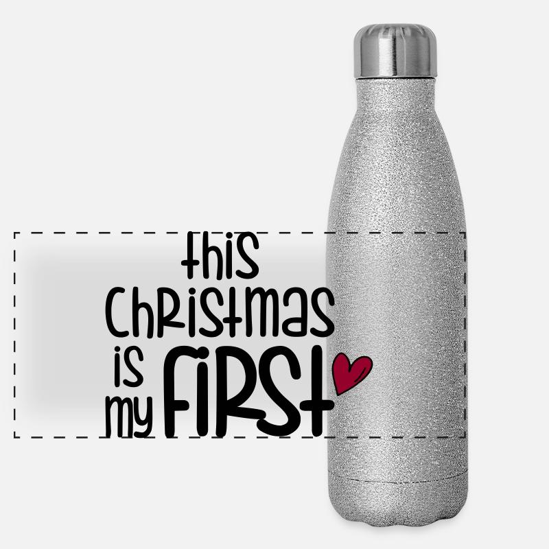 Premier Noël Gourde isotherme panoramique pailletée 500 ml