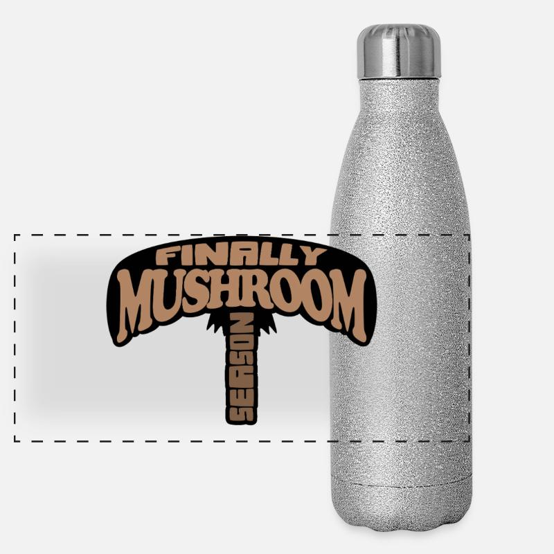 Enfin la conception de la saison des champignons Gourde isotherme panoramique pailletée 500 ml