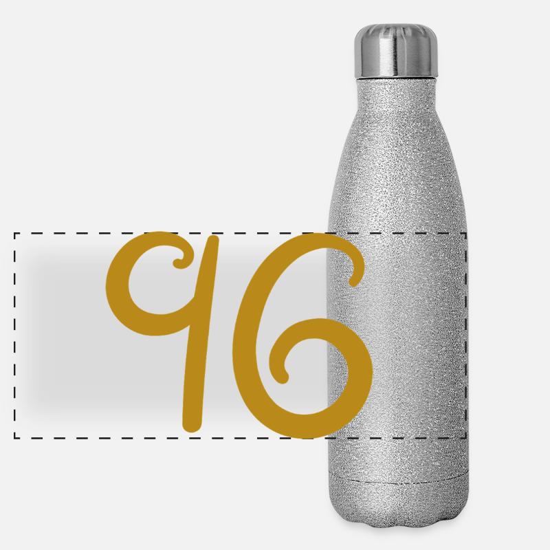 96 Panorama Glitzer Isolierflasche 500 ml