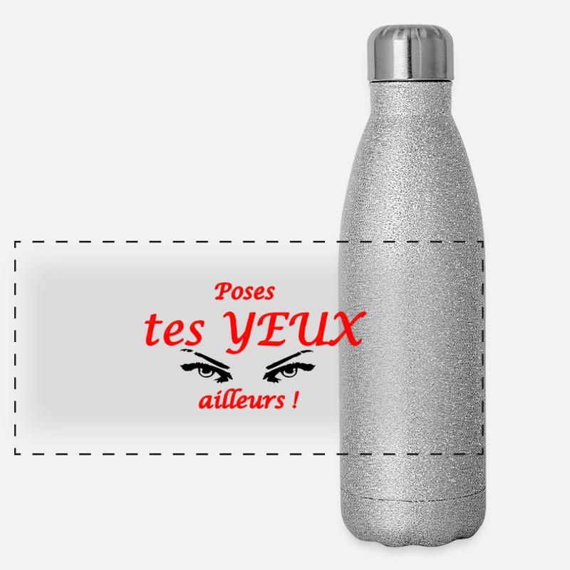 Richte deinen Blick woanders hin 2 Panorama Glitzer Isolierflasche 500 ml