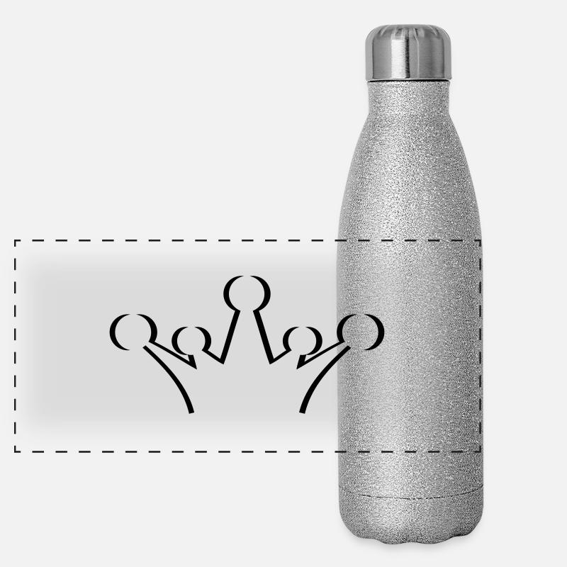 krone_1c Gourde isotherme panoramique pailletée 500 ml
