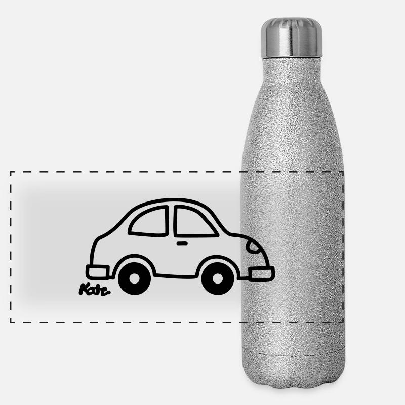 Auto Panorama Glitzer Isolierflasche 500 ml