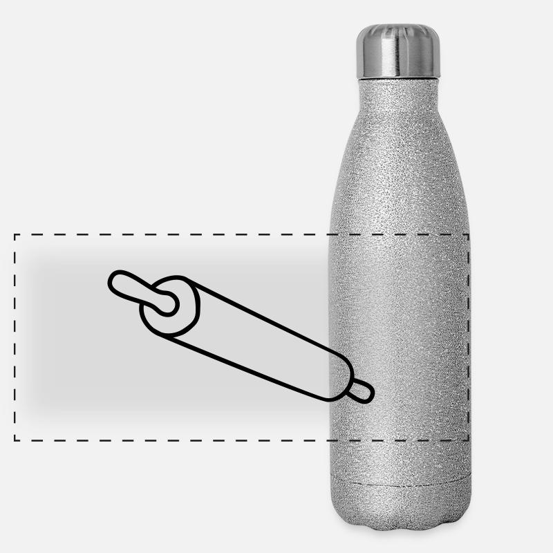 rolling_pin Gourde isotherme panoramique pailletée 500 ml
