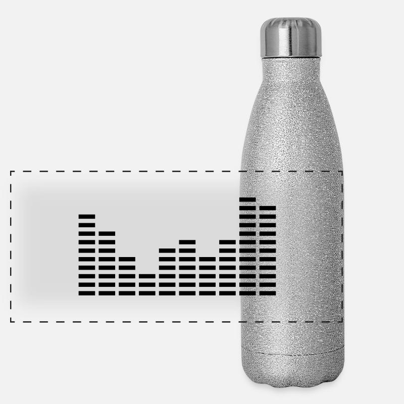 music_eq_f1 Panoramic Glitter Thermal Bottle 500 ml
