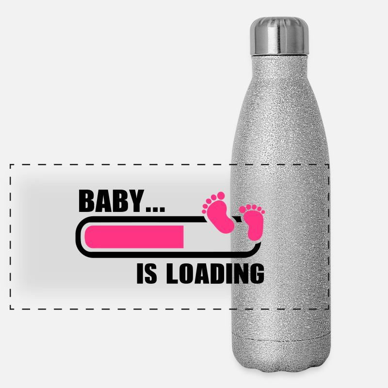 Baby loading Panorama Glitzer Isolierflasche 500 ml