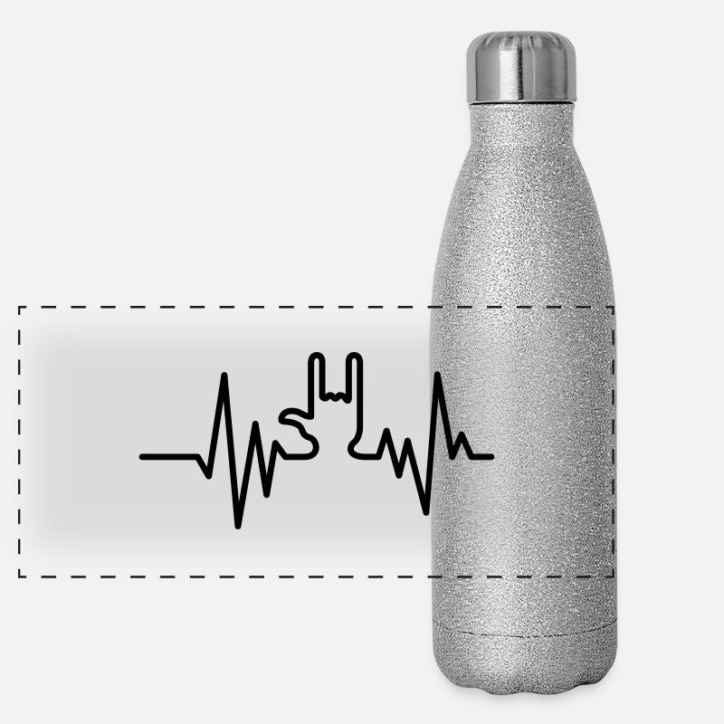 rock Gourde isotherme panoramique pailletée 500 ml