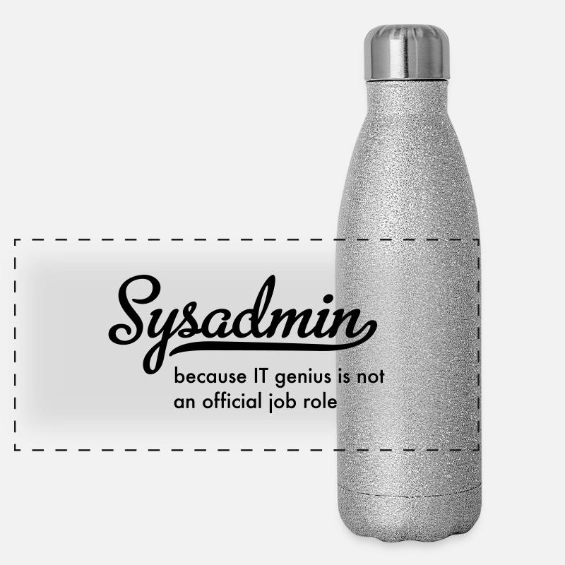 Administrateur système Gourde isotherme panoramique pailletée 500 ml