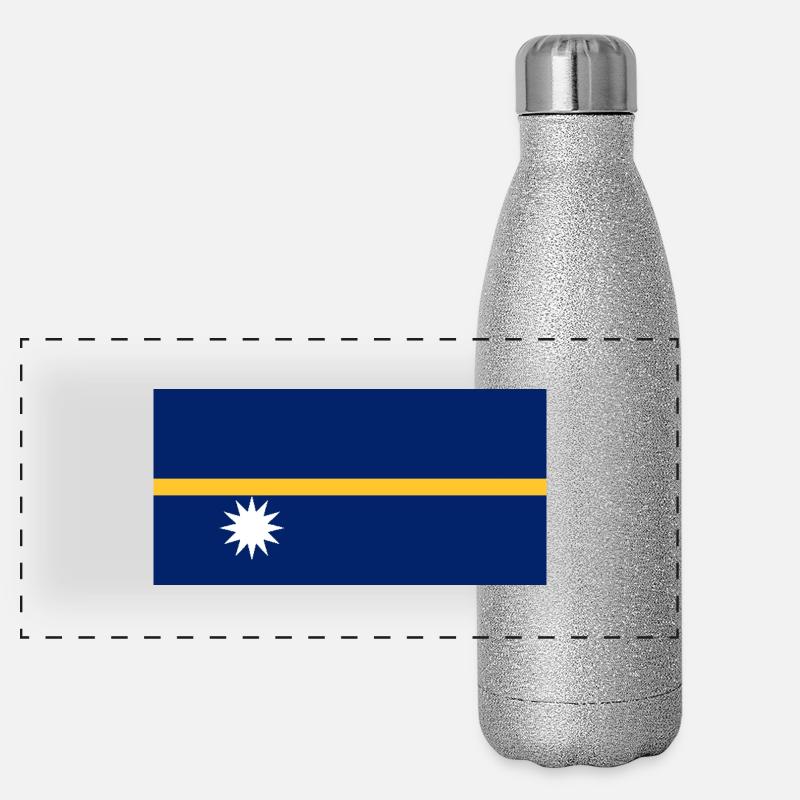 Nauru Panorama Glitzer Isolierflasche 500 ml