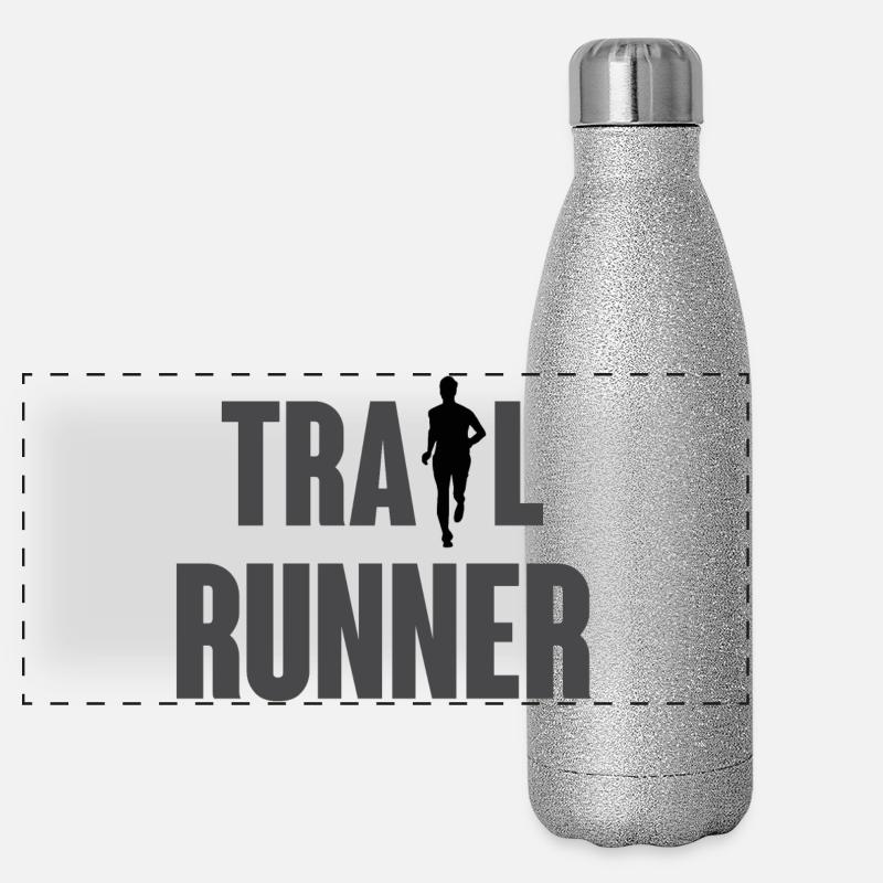 Coureur de trail Gourde isotherme panoramique pailletée 500 ml
