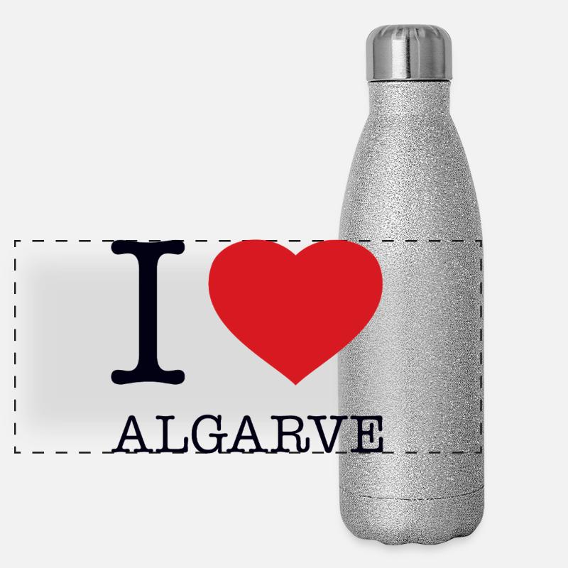 J’adore l’Algarve Gourde isotherme panoramique pailletée 500 ml