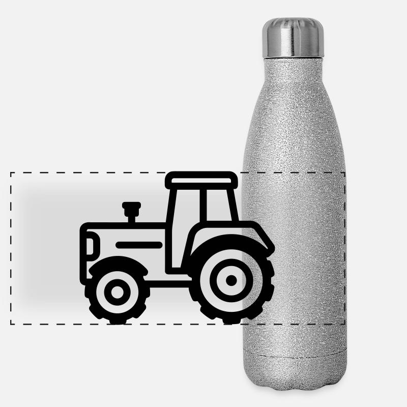 tractor Panoramic Glitter Thermal Bottle 500 ml