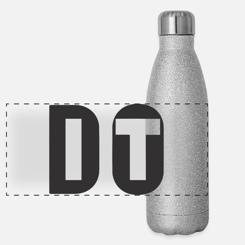 Do It Dont Quit Dark Panorama Glitzer Isolierflasche 500 ml