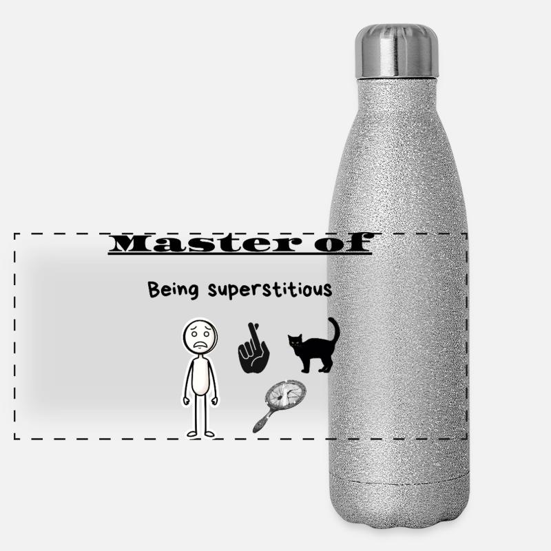 Maître de la superstition Gourde isotherme panoramique pailletée 500 ml