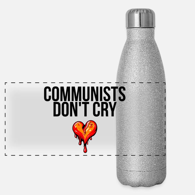 communists don't cry Panorama Glitzer Isolierflasche 500 ml