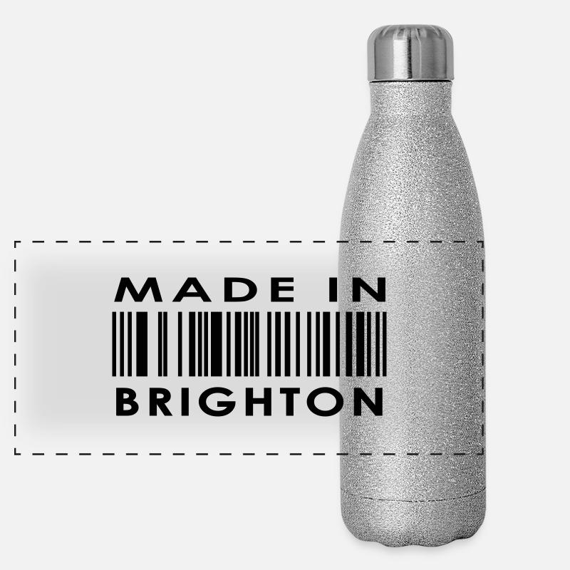 Fait à Brighton Gourde isotherme panoramique pailletée 500 ml
