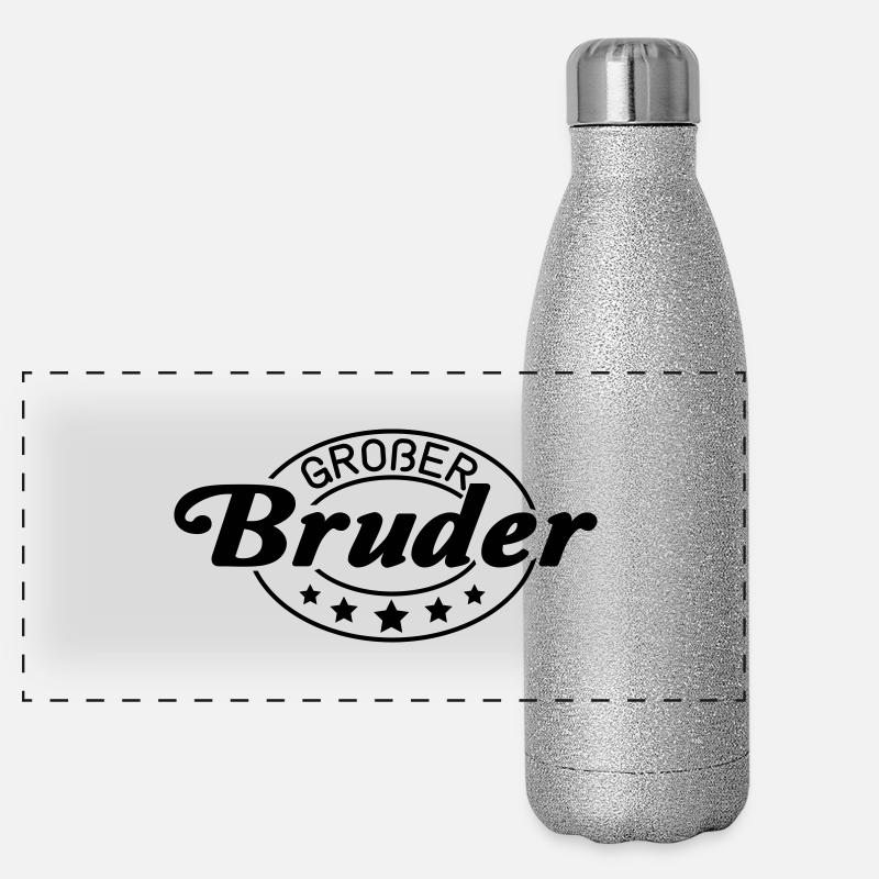grosser_bruder__f1 Panorama Glitzer Isolierflasche 500 ml