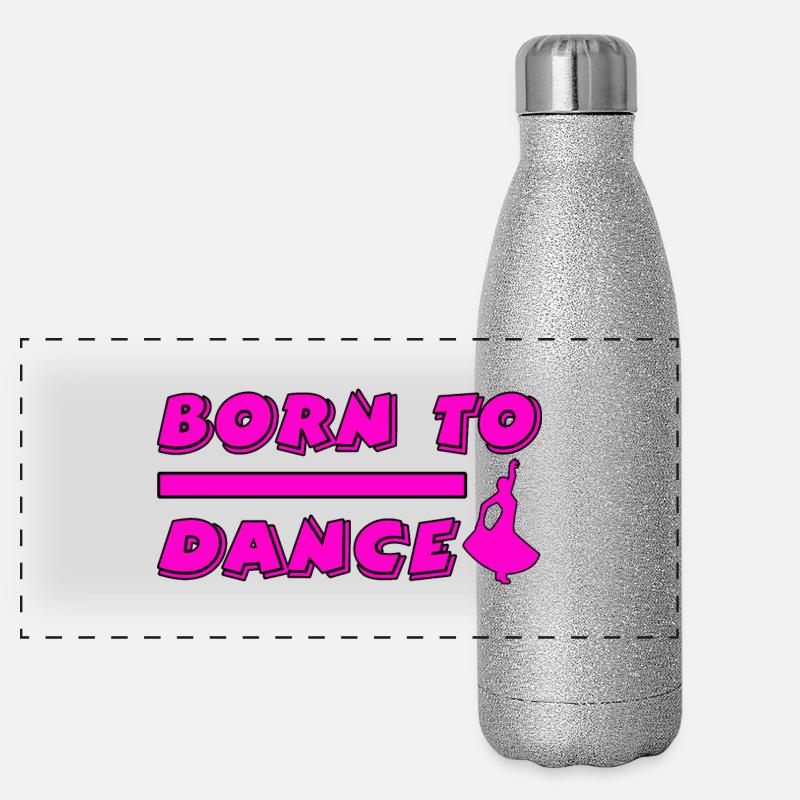 Tanzen Panorama Glitzer Isolierflasche 500 ml