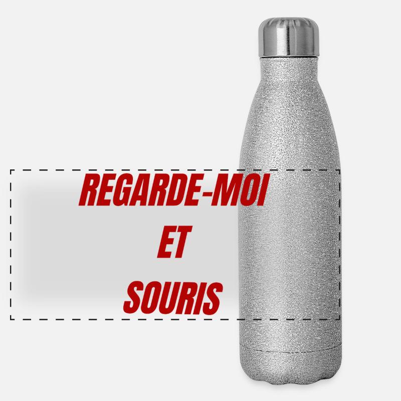 Look at Me and Mouse Panoramic Glitter Thermal Bottle 500 ml