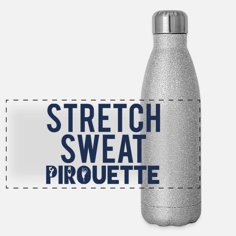 Ballett Geschenk Stretch - Sweat - Pirouette Panorama Glitzer Isolierflasche 500 ml