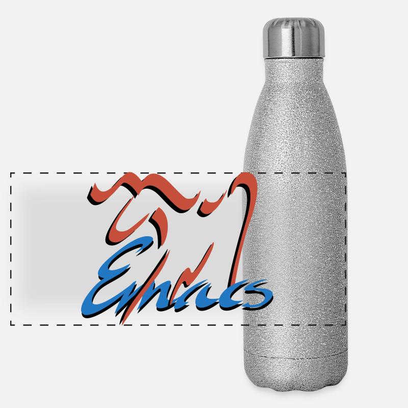 Emacs Programmierung Linux Panorama Glitzer Isolierflasche 500 ml