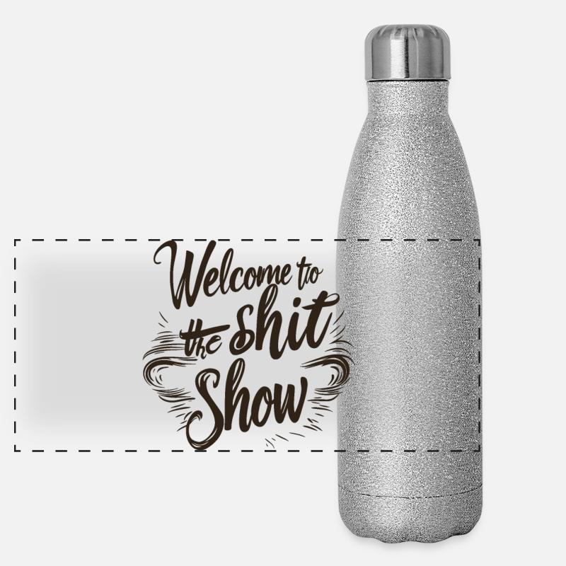 Shit show Panoramic Glitter Thermal Bottle 500 ml