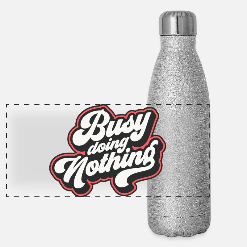 Active Lifestyle Motives for Relaxation Panoramic Glitter Thermal Bottle 500 ml