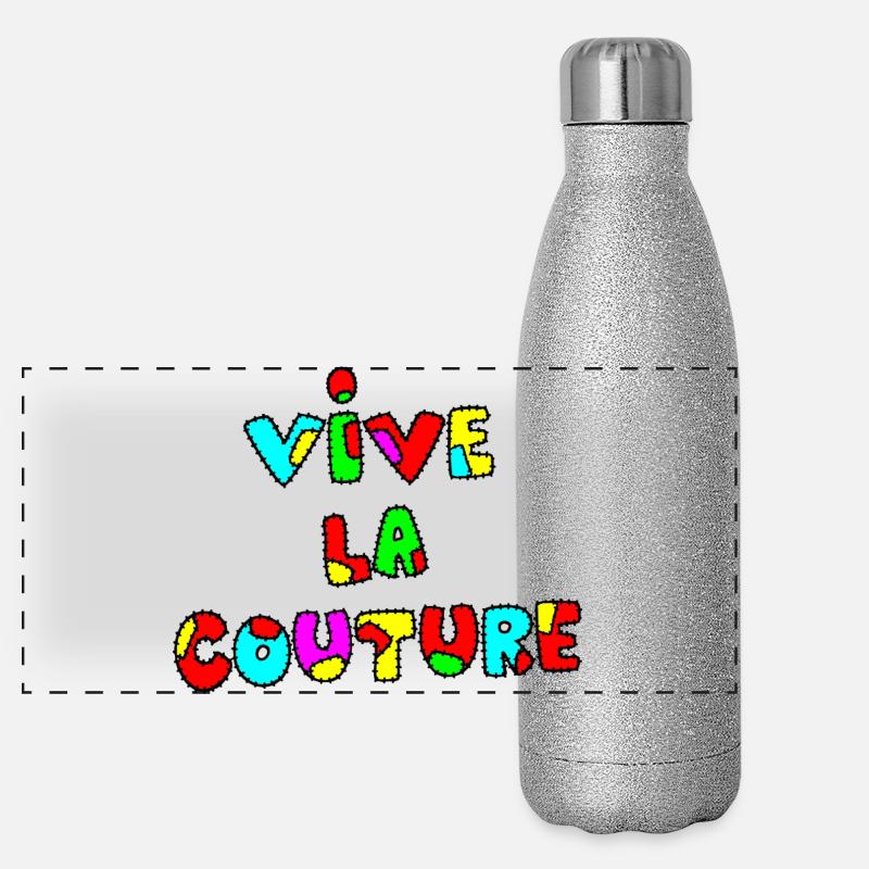 VIVE LA COUTURE ! Gourde isotherme panoramique pailletée 500 ml