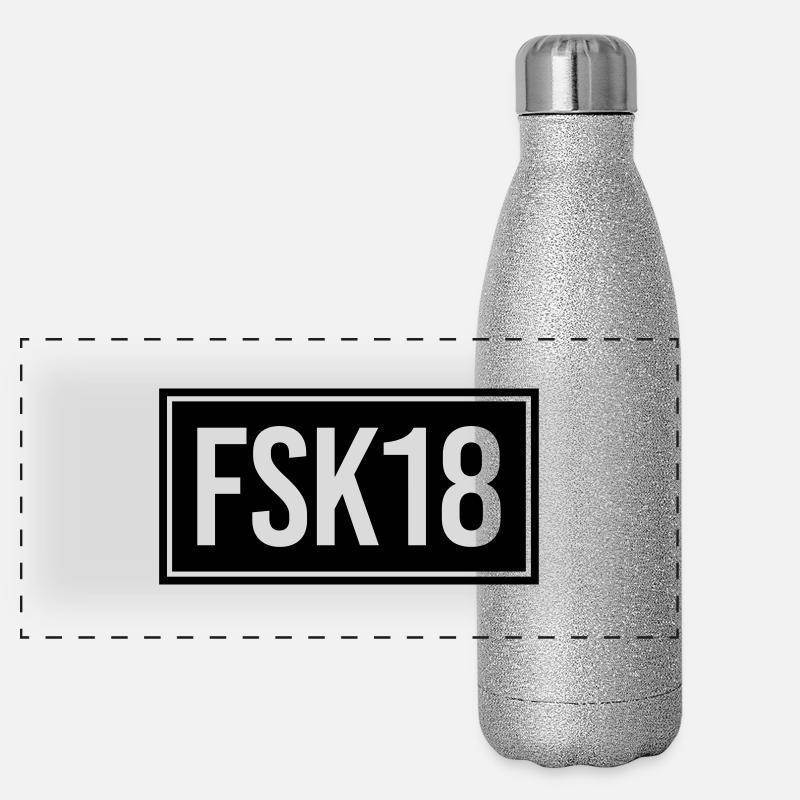 FSK18 Panorama Glitzer Isolierflasche 500 ml