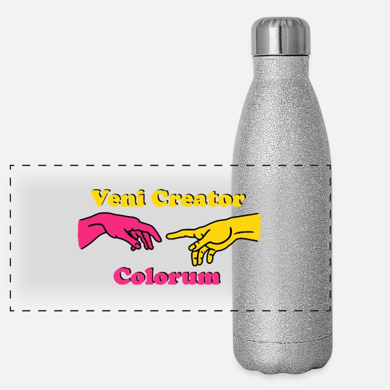 Veni Creator Colorum Gourde isotherme panoramique pailletée 500 ml