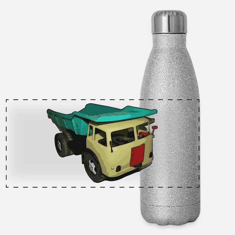 DDR Kipper Panorama Glitzer Isolierflasche 500 ml