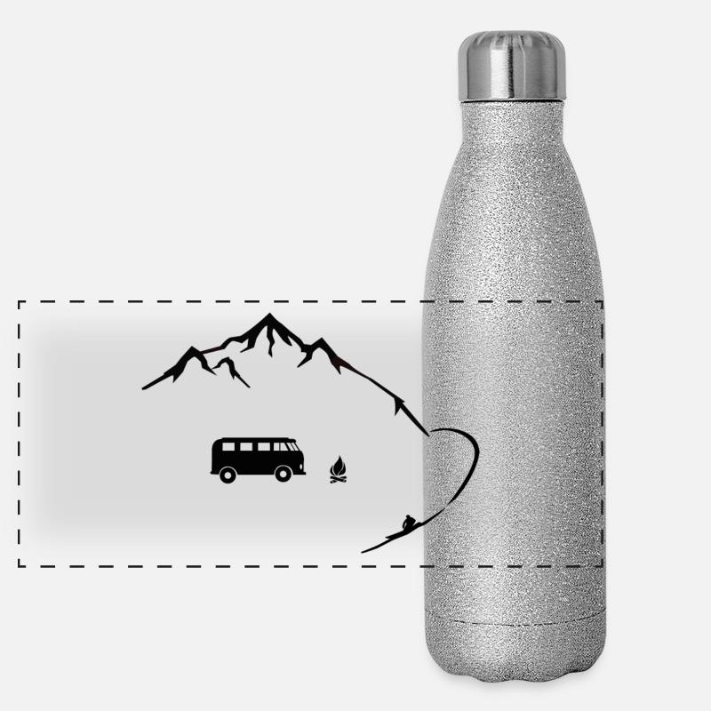 vie Surfer Gourde isotherme panoramique pailletée 500 ml