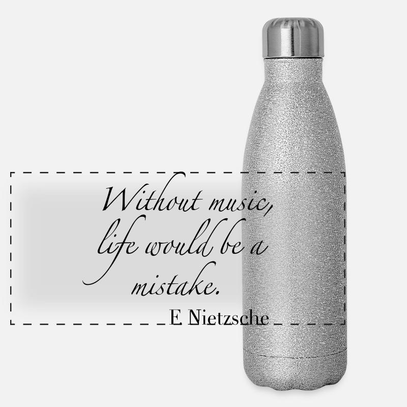 musique Gourde isotherme panoramique pailletée 500 ml