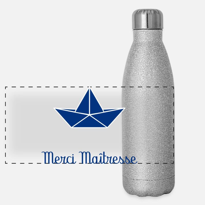 DANKE HERRIN Panorama Glitzer Isolierflasche 500 ml