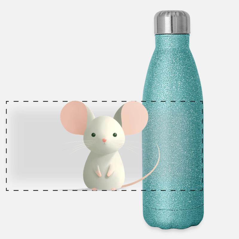 souris Gourde isotherme panoramique pailletée 500 ml
