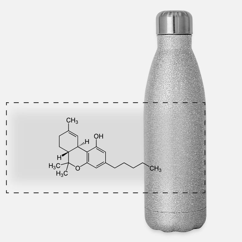 THC Panorama Glitzer Isolierflasche 500 ml