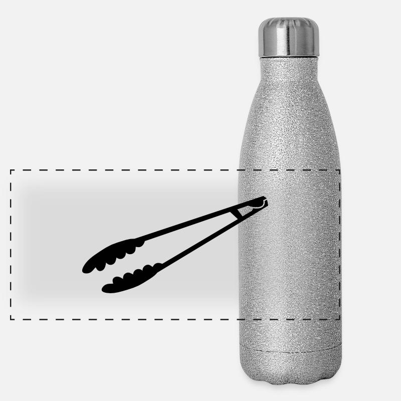 Einzel neue Grillzange Grill Panorama Glitzer Isolierflasche 500 ml