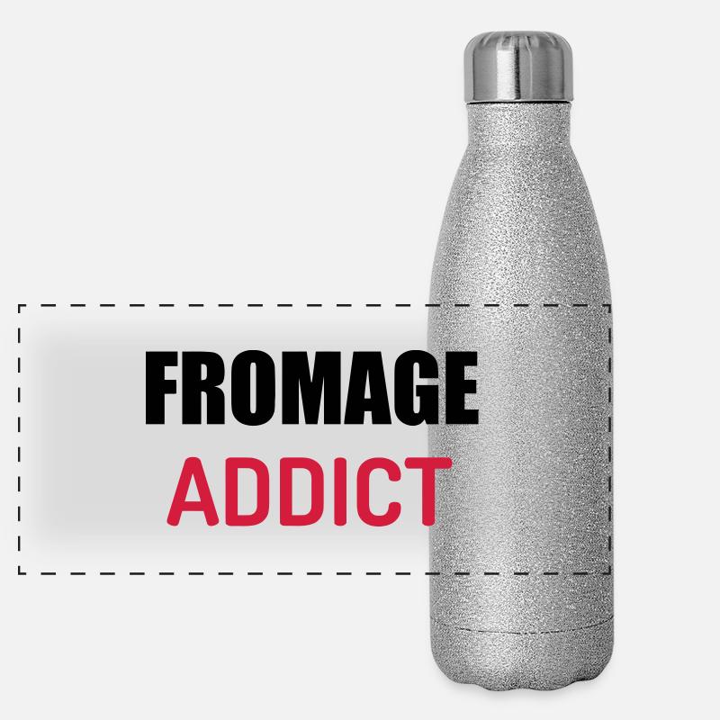 Fromager / Fromage / Travail / Métier / Job Gourde isotherme panoramique pailletée 500 ml
