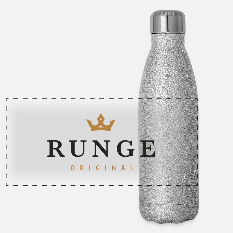 Runge Original efternavn Termoflaske i rustfrit stål med glimmer